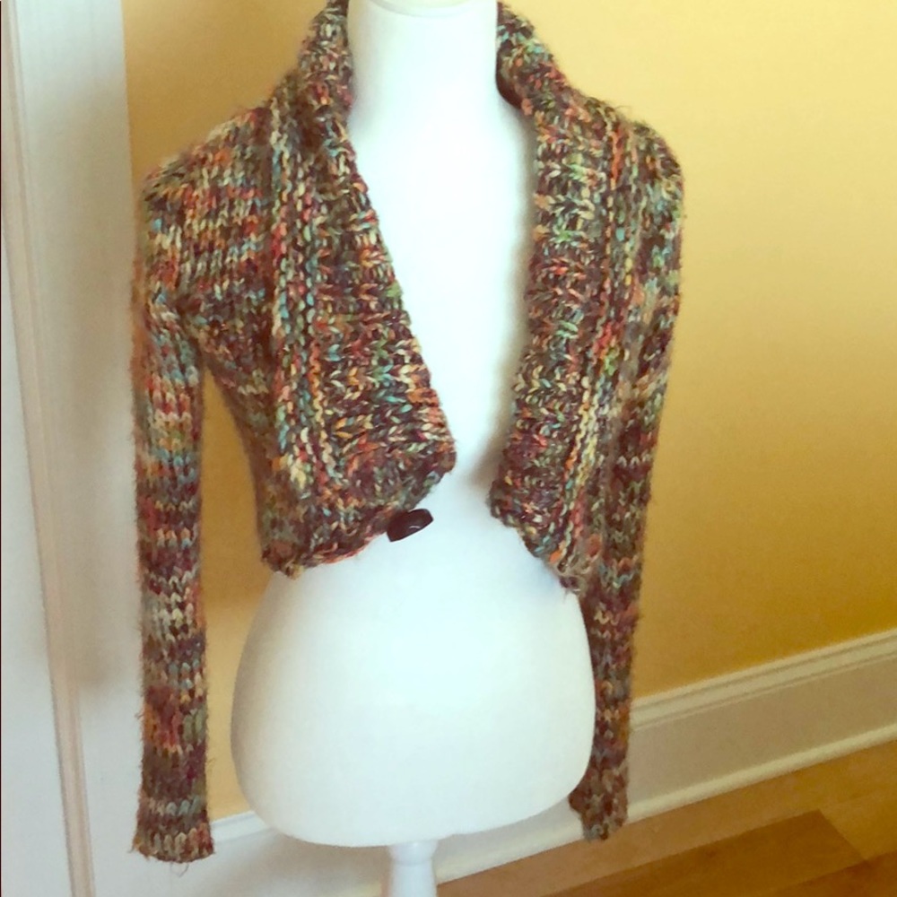 Cropped Free People cardigan